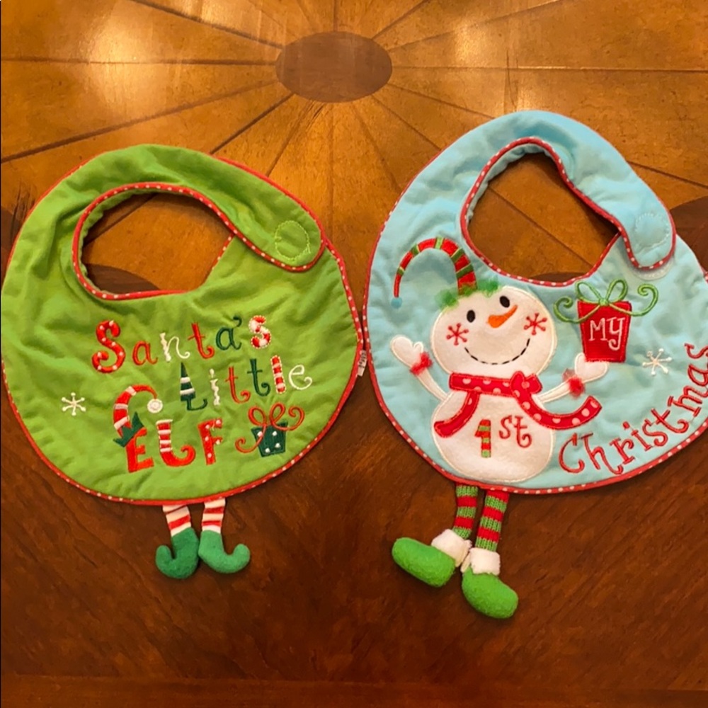 Baby Christmas Bibs